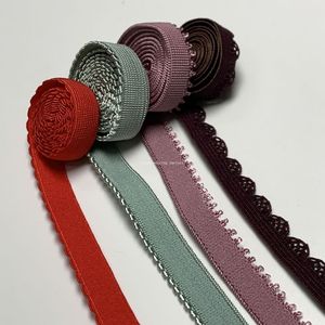 Xinde Nylon ren Jacquard đàn hồi ban nhạc đàn hồi Áo ngực dây đeo vai Webbing với ren TRIM đồ lót từ Quảng Đông - Product Image 6