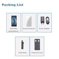 Terminal de données mobiles PDA TC60 Android 14 avec scanner de codes-barres 1D/2D, IP67, 4+64 Go, Octa-Core, 4G, écran 6 pouces, caméra 5MP+13MP, ultra robuste