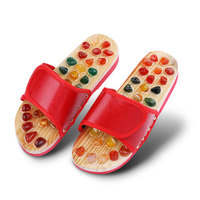 Pantoufles Thérapeutique Réflexologie Santé Acupuncture Santé Chaussures Pantoufle Personnes Âgées Soins Pierre Massage Des Pieds