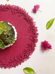 Wedding Decoration Supplies Luxury Handmade Beaded <b>Placemats</b> for Home Wedding Decorative Manufacturers Hot Sale - Product Image 5