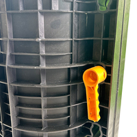 Coffrage en plastique circulaire modulaire réutilisable de style moderne, coffrage pour colonne ronde en béton, garantie 1 an pour la construction