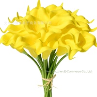 Calla Lily 35 cm Bunga Buatan Buket Pernikahan Dekorasi Rumah Fotografi Luar Ruangan Bahan Plastik Lembut Realistis Injeksi