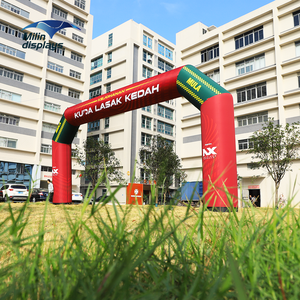 Arche gonflable de marque publicitaire de taille personnalisée pour la porte de ligne d'arrivée de début d'événement en plein air pour les manifestations sportives - Product Image 1