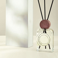 Nouveau design de bouteille de parfum de maison de luxe 120ml 200ml 350ml bouteille de diffuseur de roseau bouteilles de diffuseur en verre vides