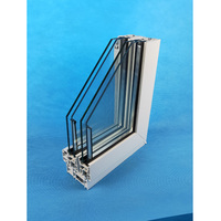 Ventanas de PVC Insonorizadas de China para Apartamentos, Vidrio de Doble Panel que Reduce el Ruido, Ventana Corredera