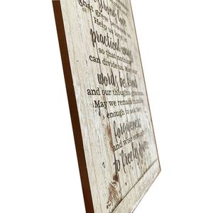 Décoration murale moderne polie Citation inspirante Thème de l'amour Plaque en bois - Product Image 3