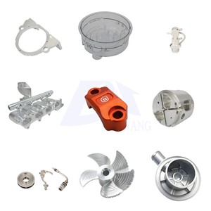 Fabricación de Piezas Mecanizadas por CNC, Prototipado Rápido, Torneado y Fresado Suizo, Fabricación de Pinzas de Freno de Aluminio 6061 - Product Image 1