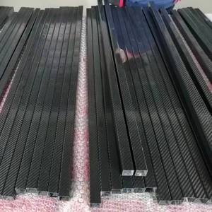 <span class=keywords><strong>Tube</strong></span>/tige carré en fibre de carbone 22x25mm pour la fabrication de queues de billard | Longueur de 1000mm | Haute résistance et faible déformation - Product Image 3