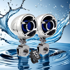 Radio FM Marine Portable Étanche Stéréo Moto Audio <span class=keywords><strong>Bateau</strong></span> Voiture Lecteur MP3 Système Audio Auto Récepteur BT USB SPA UTV ATV97 - Product Image 1