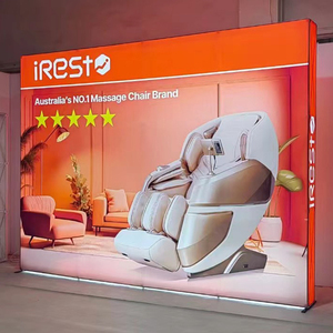 Fondo de fondo de caja de luz <span class=keywords><strong>Led</strong></span> de tela de tensión personalizada Exposición de Feria Comercial de red de tracción Modular portátil - Product Image 3