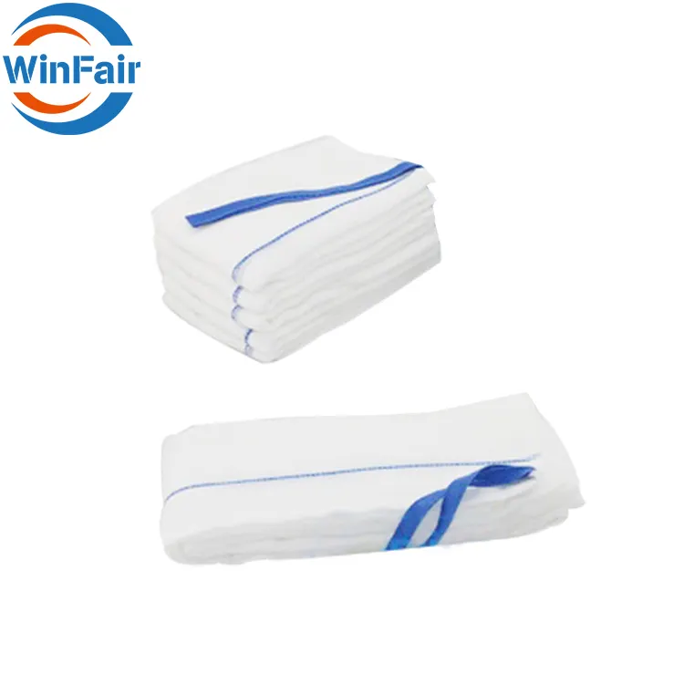 WinFair-gasa quirúrgica personalizada no estéril, gasa médica, esterilizada, 4X4, almohadillas de gasa de 12capas, esponja