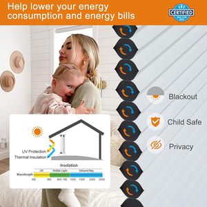 Tùy chỉnh Màn di động cửa sổ Shades Rèm tổ ong Rèm cho Windows - Product Image 2