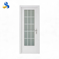 Portes intérieures modernes en PVC-U conçues spécifiquement pour les villas, offrant des propriétés imperméables et résistantes à l'humidité