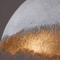 Lampe de lune minimaliste nordique pendentif en résine créative pour café salle à manger Bar étude accessoire décoratif suspendu facile