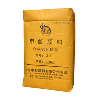 Poudre d'oxyde de fer jaune 313 Fe2O3 de qualité industrielle pour pavés peintures revêtements industries du papier