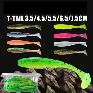 เหยื่อปลอม WildTrek แบบมีกลิ่น รุ่น T-Tail ขนาด 3.5-7.5 ซม. สีทูโทน มองเห็นได้ชัดเจน สำหรับตก<span class=keywords><strong>ปลา</strong></span>แบส <span class=keywords><strong>ปลา</strong></span>เทราต์ <span class=keywords><strong>ปลา</strong></span>ดุก ในน้ำจืด - Product Image 2