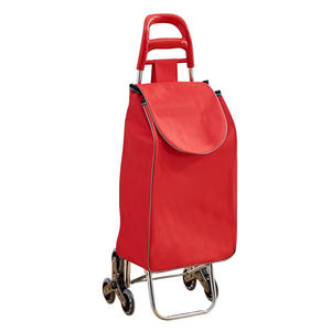 थोक पोर्टेबल सामान कार्ट कस्टम सुपरमार्केट शॉपिंग ट्रॉली बैग तह पहियों के साथ शॉपिंग कार्ट बैग - Product Image 4