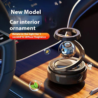 Ambientador Solar Levitante Giratorio para Coche, Adorno Aromático Solar, Perfume Premium para Coche, Accesorios Interiores, Disponible en Fábrica
