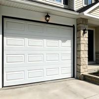 Porte de garage à battant isolée en mousse PU électrique, moderne et élégante, taille personnalisable, plusieurs couleurs RAL, porte de villa à ouverture sur le haut