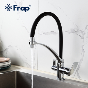 Frap zhejiang-grifo de latón con filtro de agua potable para cocina, grifería de fregadero montado en cubierta, cabezal de frega - Product Image 1