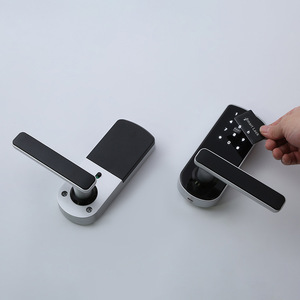 Wenxun Smart Door <b>Lock</b> A26-28 Silver Electronic Password Card <b>Lock</b> For Apartments Hotels Rental Properties - Product Image 1