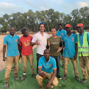 Haute-Dtex 10000-15000 Résistance extrême à l'usure Football Gazon artificiel Étanche PU Support - Product Image 1