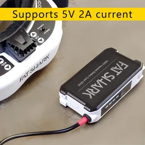 กล่องใส่แบตเตอรี่ลิเธียมไอออน Fatshark 74V 18650 รุ่น V2 สำหรับแว่น FPV Dominator FSV1814 <span class=keywords><strong>HD2</strong></span>/HD3 โดรนควอดคอปเตอร์ - Product Image 4