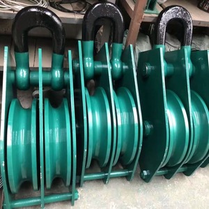 Nâng khối Đôi bánh xe Vòng khối 0.5t-50t mang móc loại mỏ điện nâng khối - Product Image 3