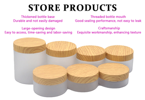 Fournisseur direct d'usine, pots à crème à paroi épaisse sous vide de 50 ml, flacons cosmétiques pour la distribution de crème solaire, ensembles de crème pour le visage - Product Image 5