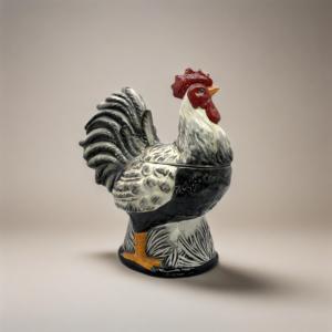 Gốm Dậu Hình <span class=keywords><strong>Cookie</strong></span> <span class=keywords><strong>Jar</strong></span> Biscuit Tin Động Vật Kẹo <span class=keywords><strong>Jar</strong></span> Với Nắp Để Lưu Trữ Nhà Bếp <span class=keywords><strong>Cookie</strong></span> Và Kẹo - Product Image 2