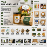 Autocollants d'étanchéité personnalisés pour emballages, étiquettes en vinyle de qualité supérieure, autocollantes, imperméables, avec logo, pour emballages alimentaires et cadeaux