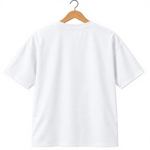 เสื้อยืดแขนสั้นสีขาวสำหรับผู้ชาย คอกลม ทรงปกติ สไตล์ลำลอง - Product Image 2