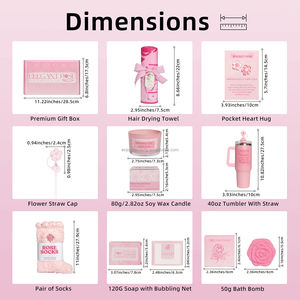 Novo Produto 2025: Presentes com Tema de Rosa para Mulheres, Conjuntos de Cesta de Presentes para Mãe com Velas Aromáticas - Product Image 2