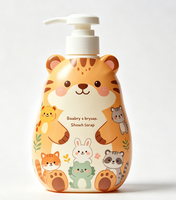Film rétractable imperméable imprimé sur mesure pour les bouteilles de savon liquide, de shampooing et de gel douche, emballage PVC PET OPS