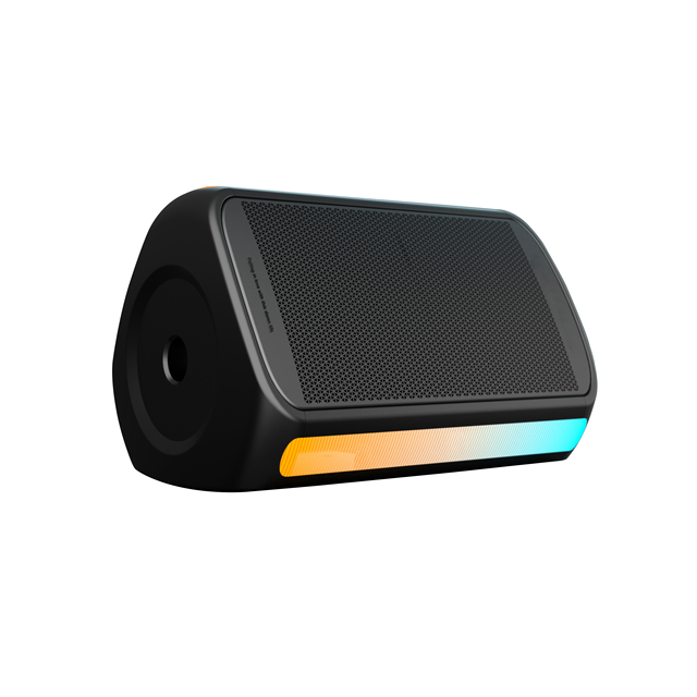 V Multi-Color Light Party Speaker with TWS/Auracast for Outdoor Music Bluetooth Portable System Rechargeable PA Speaker