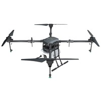 Drone agricole intelligent de pulvérisation 10,5 L avec gestion d'équipe PLC, planification de tâches, génération de rapports d'exploitation et construction