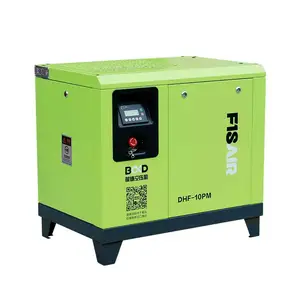 Fornecedor de compressor de ar rotativo industrial silencioso para máquinas de compressor de ar de parafuso de 7,5 kw 15/22/37/55 kw 10hp 15/20/30 hp na China