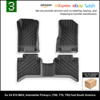 Alfombrillas de TPE para Chevrolet S10 MAX /Maxus Pickup L-T60/T70/T90 Fuel 2024, Accesorios Interiores para Automóviles, Sudamérica