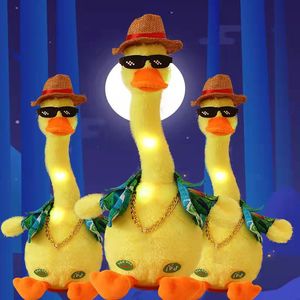 Vente chaude parlant Cactus jouet électrique 120 chanson Saxophone danse canard en peluche rempli de coton PP pour l'anniversaire soulagement du Stress - Product Image 6