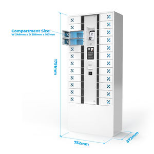 Y2 điện IOT 24 bay Điện thoại di động sạc Locker với đám mây máy chủ <span class=keywords><strong>HTML</strong></span> 5 hệ thống thông minh sạc nhanh trạm cho các doanh nghiệp - Product Image 2