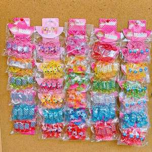 Mylu प्यारा पशु फूल लड़कियों के बाल बाल स्तन 6 pers/सेट बच्चों के लिए कार्टून रबर रस्सी की अंगूठी बच्चों के लिए लोचदार बाल संबंध - Product Image 3