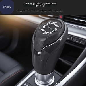 CARFU AC-280 Comfortable Resistant Lightweight Shift <b>Knob</b> ABS Car <b>Gear</b> Head Manual Automatic Universal Interior - Product Image 4