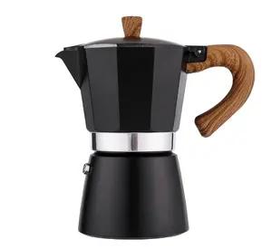 mokapoe italienischer aluminium-150ml mokka kaffee tee kanne kaffeemaschine