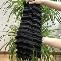 Extensions de Cheveux Humains Bouclés Profonds et Amples, Remy Vietnamiens, Double Trame Faite à la Machine, 100% Cheveux Humains de Haute Qualité