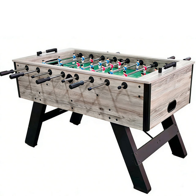S.Q.F Premium Customized MDF Foosball Table Steel Frame High Gloss Surface 3 Goal Indoor Entertainment Kids Use