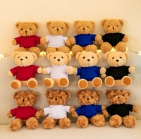 Vente en gros de peluche d'ours en peluche de haute qualité avec logo personnalisé cadeaux d'événement en peluche de Noël en peau pour les cadeaux de la Saint-Valentin