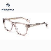 Nouvelle monture de lunettes optiques en acétate vintage, design tendance, lunettes rectangulaires, lunettes de vue, stock disponible, adultes, unisexe