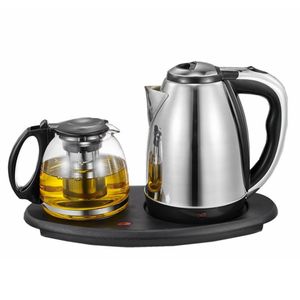 Bouilloire électrique sans fil en acier inoxydable de 1,2 L avec commande numérique, arrêt automatique, design luxueux à motif floral, fournitures hôtelières - Product Image 2