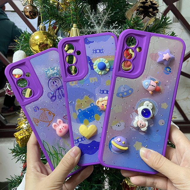 Doll Accessories Cute Custom Creative Phone case for Samsung A25 5G A54 5G S24 A35 5G S24 Ultra