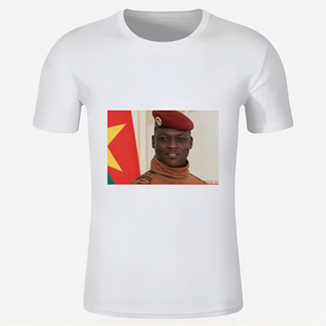 Wholesale 2025 Burkina Faso Presidential Campaign Unisex T-Shirts Custom Polyester Sublimation Print Fast Delivery for Adults - Product Image 1